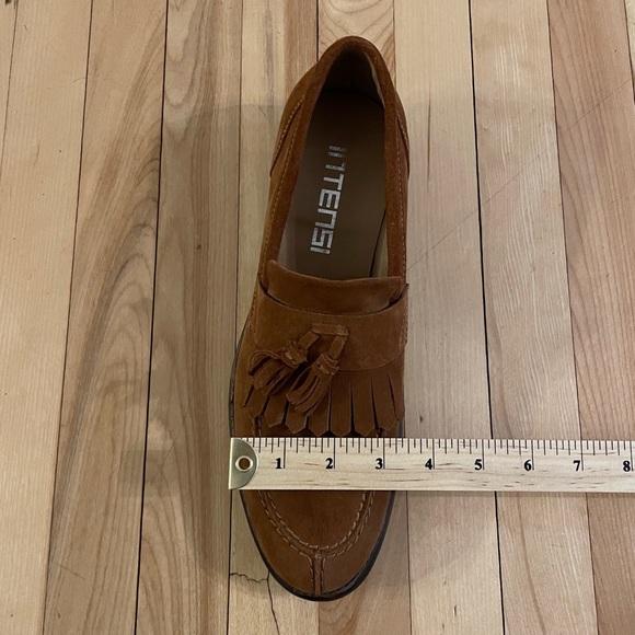 NWB Intensi Stylish Biscotti Suede Loafer Men’s Shoes - Made in Italy - Sz 42 - Picture 15 of 16